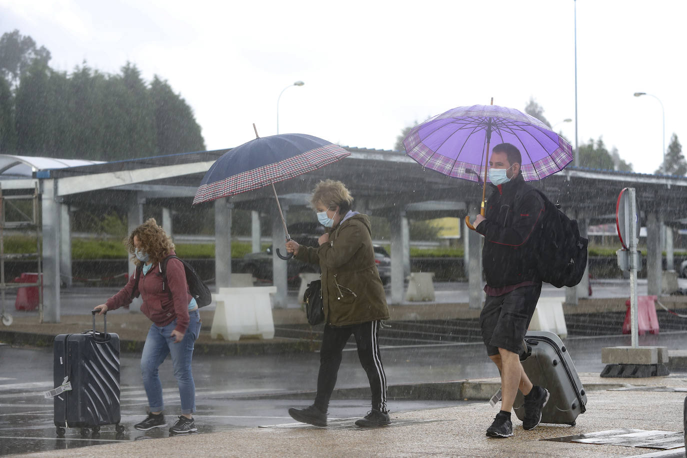 Asturias, en aviso por lluvia, viento y oleaje