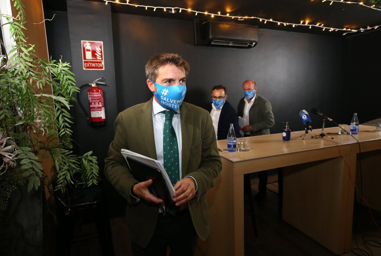 José Luis Almeida, en la presentación de su candidatura. 