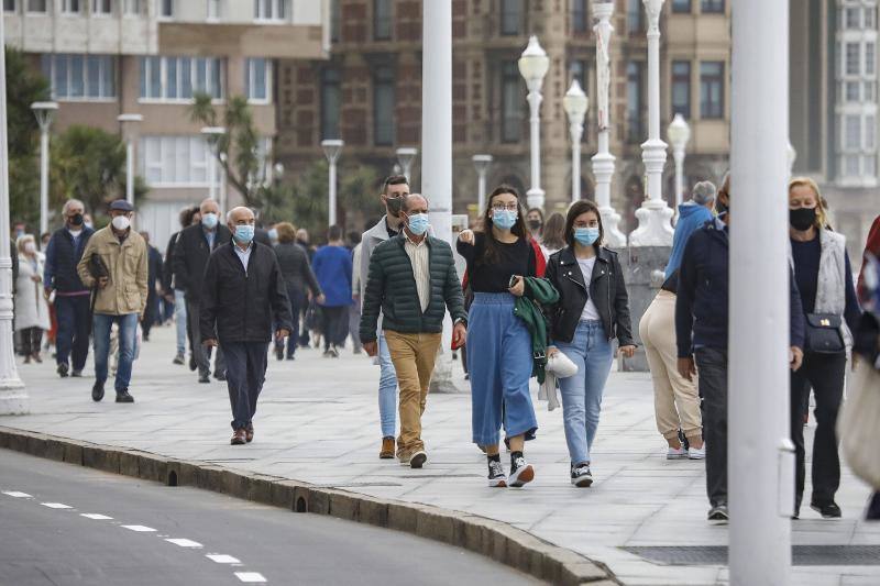 Fotos: Gijón, en alerta naranja