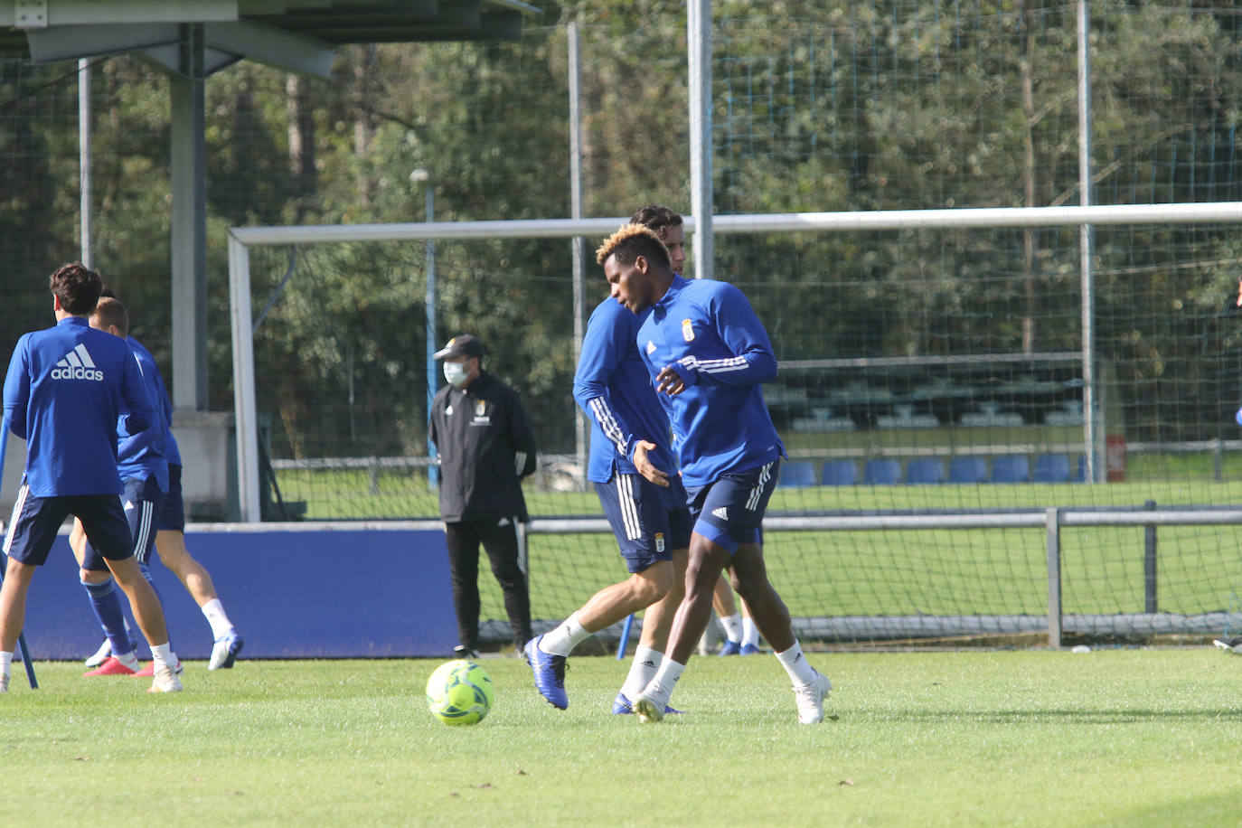 Los azules ya han comenzado a preparar el derbi asturiano, que se disputa este fin de semana. 