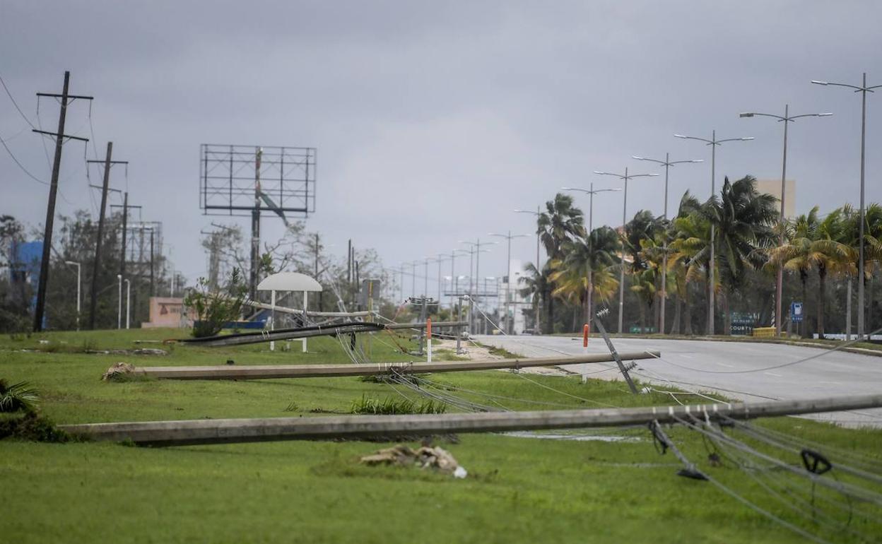 El huracán Delta oprovoca múltiples destrozos