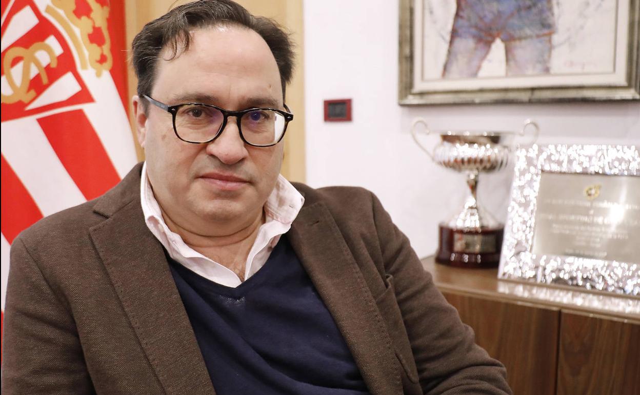 Javier Fernández, presidente del Sporting.