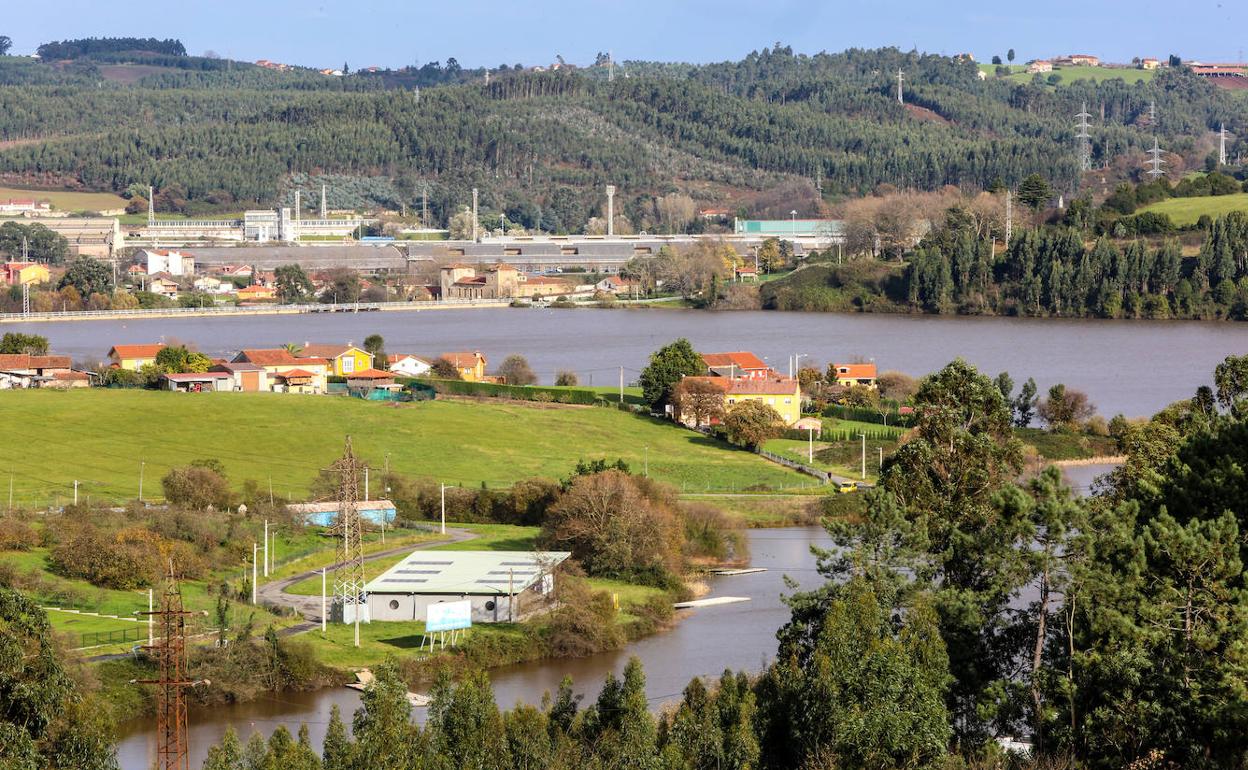 El pantano de Trasona. 