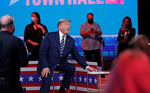 Trump: «Denuncio a los supremacistas y a los que están quemando ciudades»