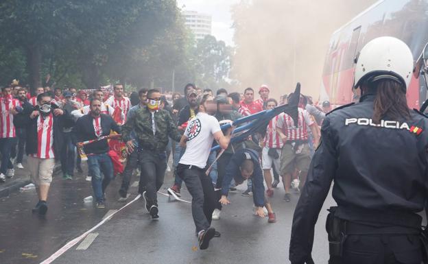 Una imagen de los altercados ocurridos el 9 de septiembre de 2017.