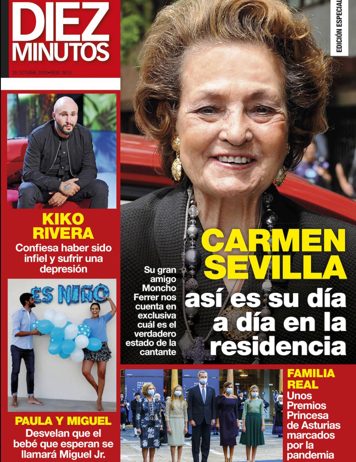 La portada del último número de la revista 'Diez Minutos'. 