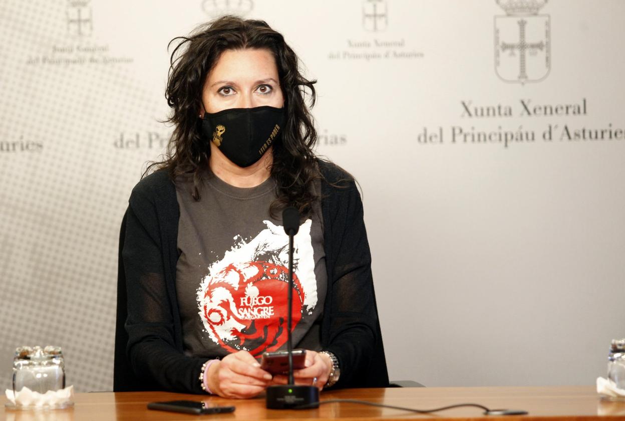 Nuria Rodríguez, diputada de Podemos. 