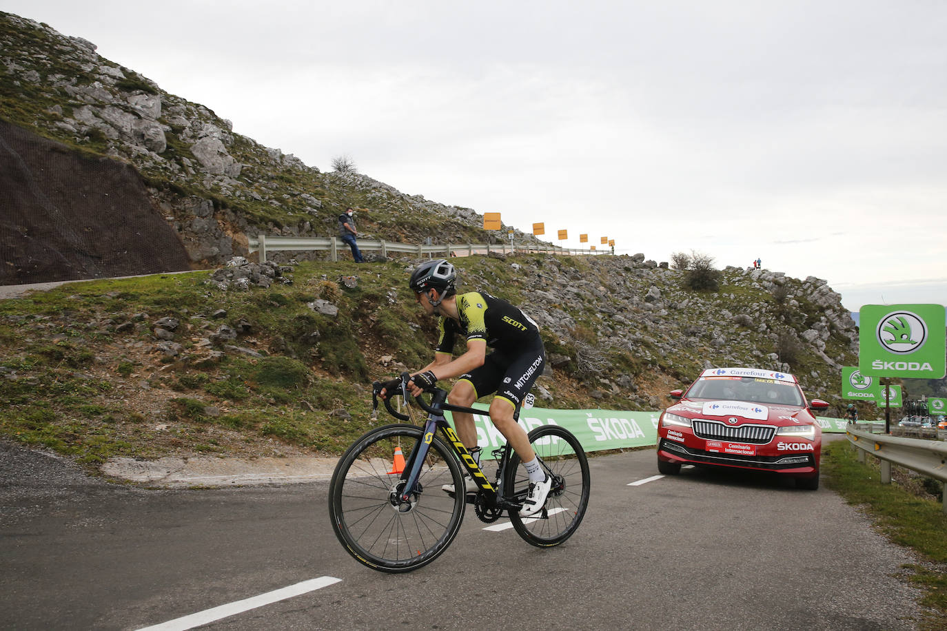 Segunda jornada de la Vuelta Ciclista en tierras asturianas, que transcurrió entre Pola de Laviana y L'Angliru.