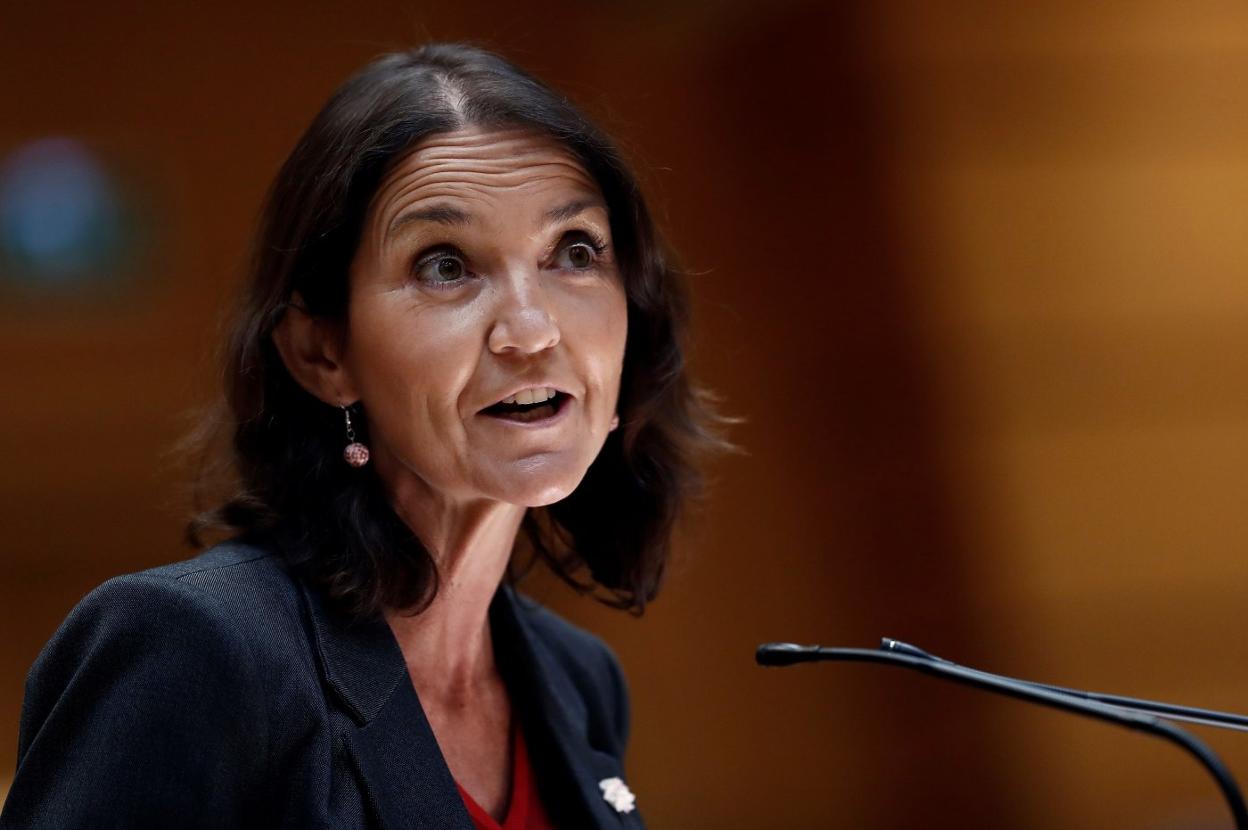 La ministra Reyes Maroto, en una intervención reciente. 