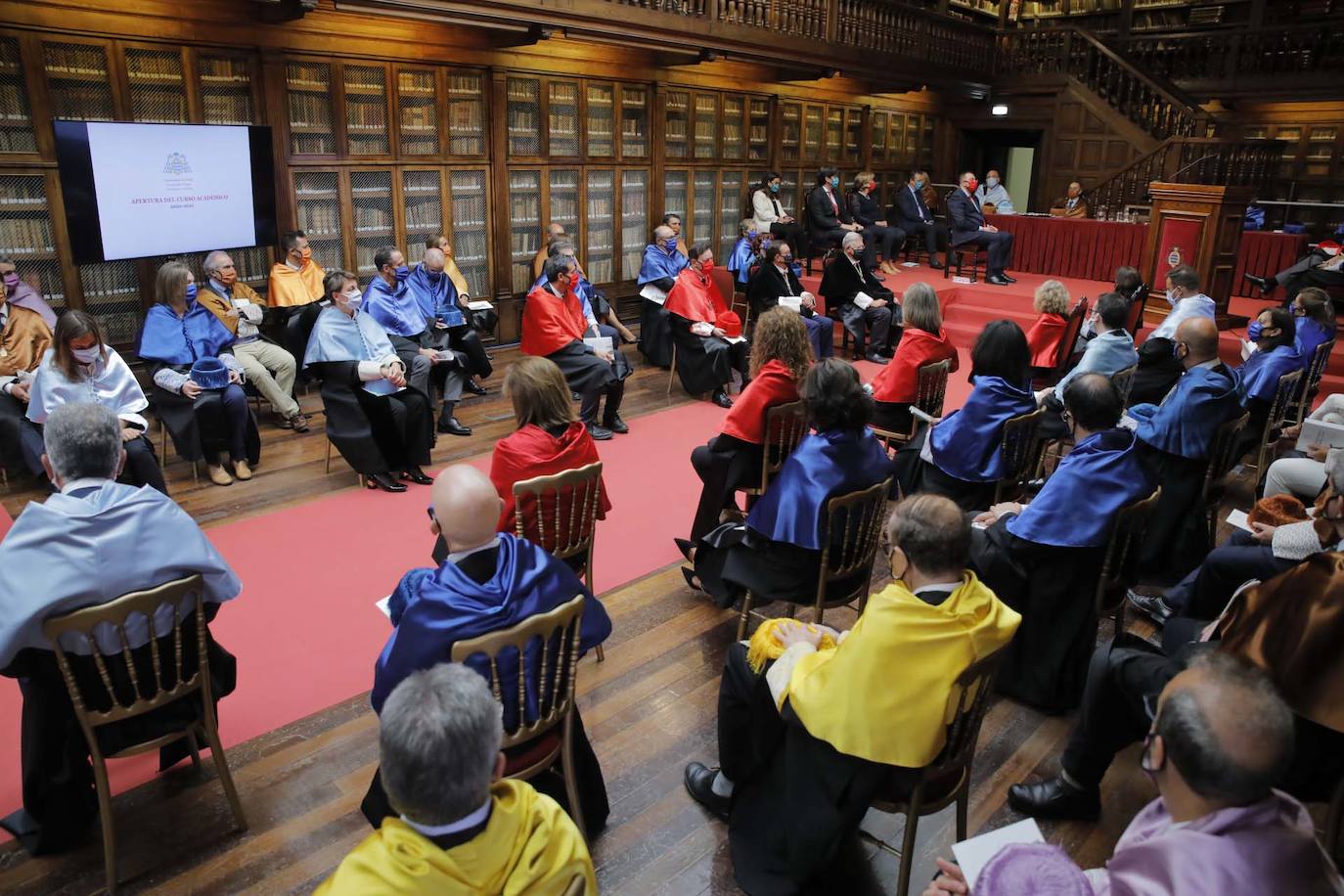 Acto de apertura del vigente año académico en la Universidad de Oviedo