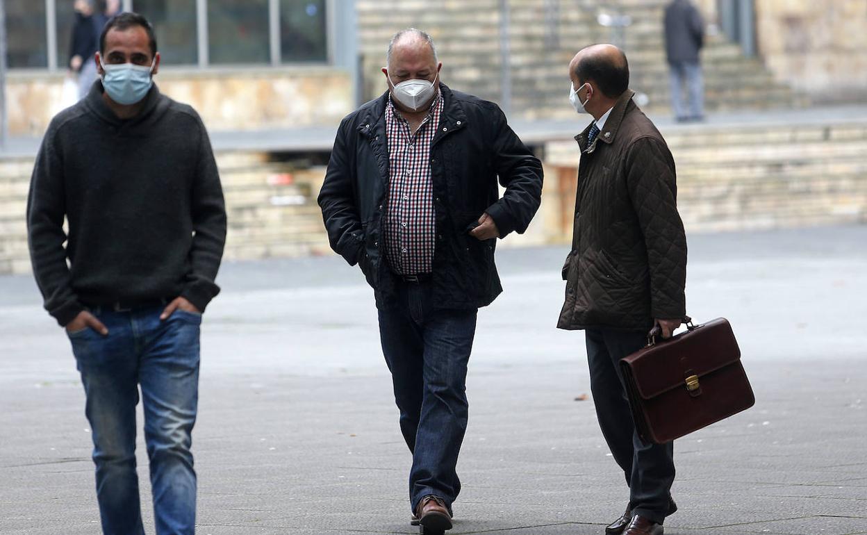 Cándido Vega, a su llegada a los juzgados el pasado 11 de noviembre.