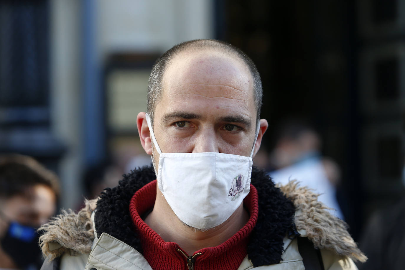 Los hosteleros se concentran ante la Junta General del Principado