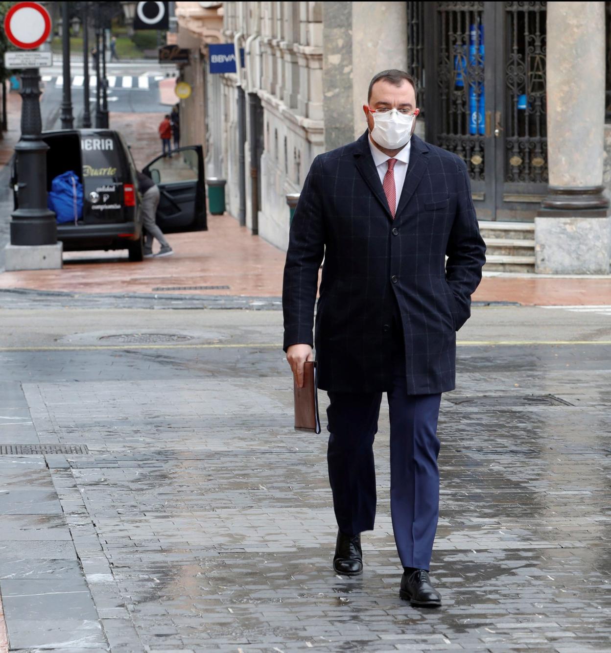 El presidente del Principado, Adrián Barbón. 