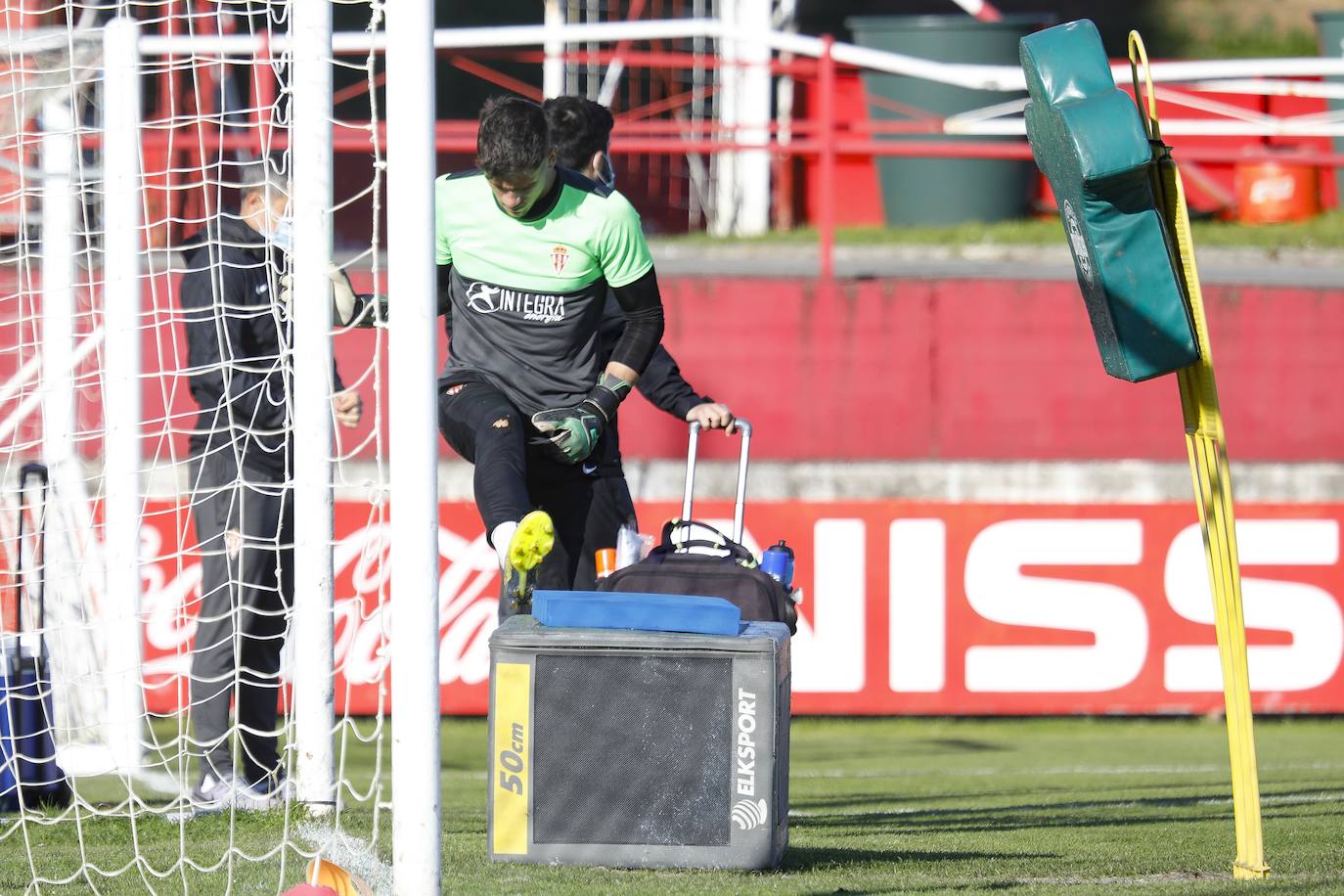Los rojiblancos preparan su próximo partido ante Las Palmas