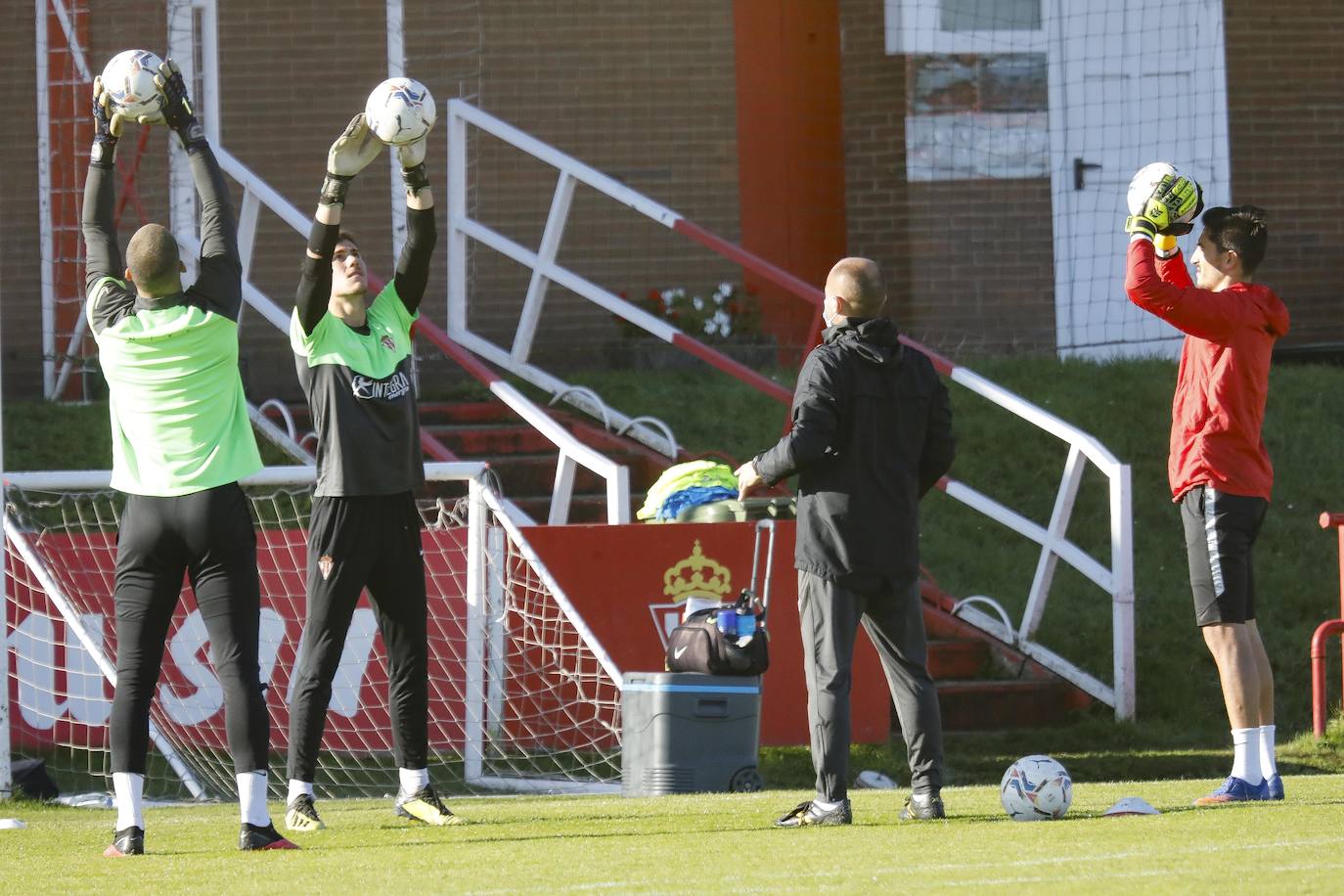 Los rojiblancos preparan su próximo partido ante Las Palmas
