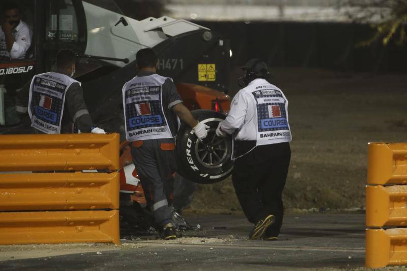 Fotos: Las impactantes imágenes del accidente de Grosjean