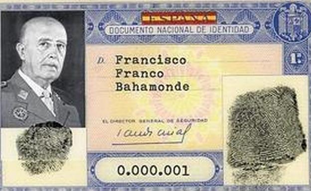 DNI de Franco.