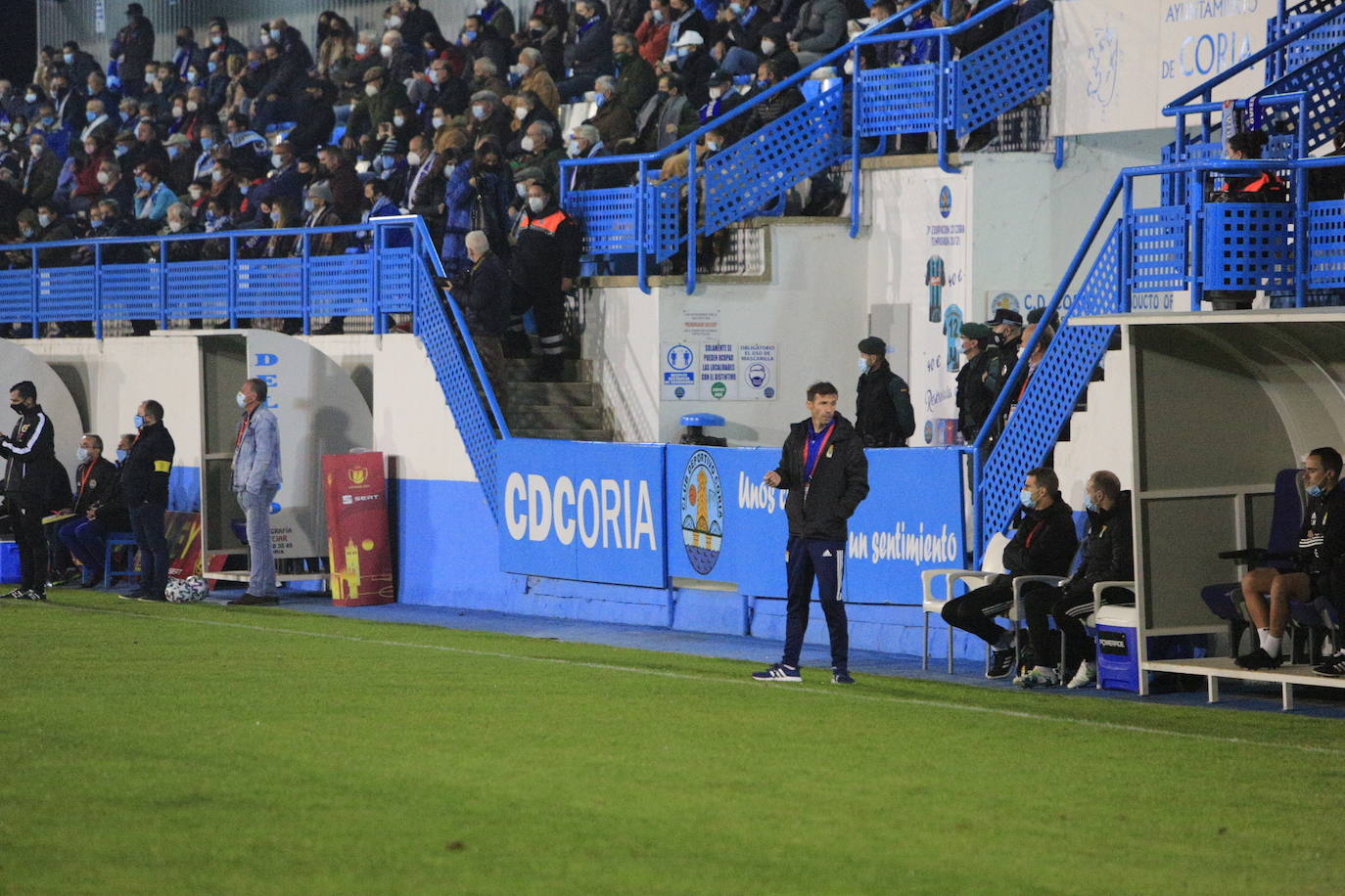 Fotos: Las mejores jugadas del Coria - Real Oviedo