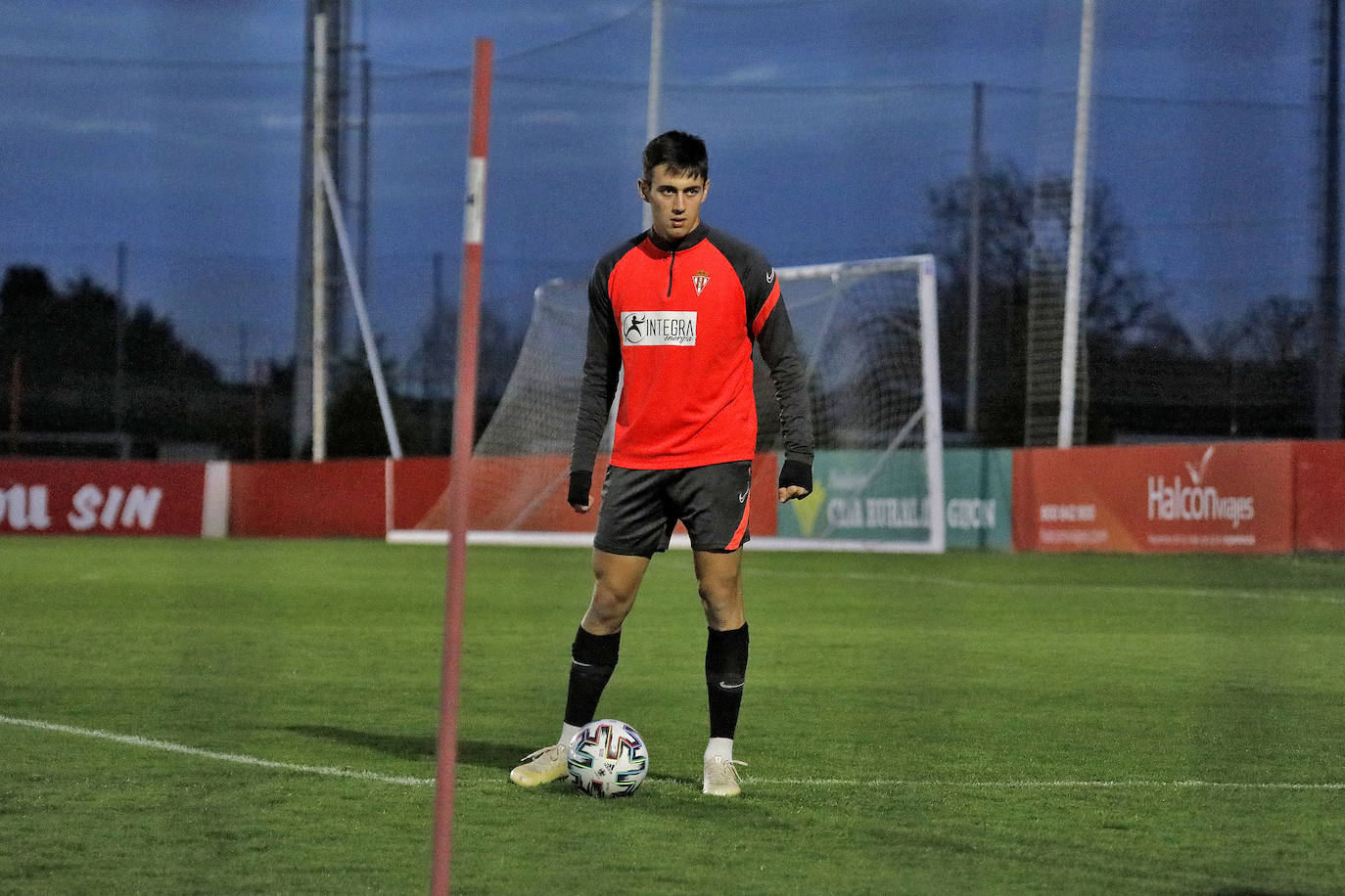 El Sporting prepara su encuentro copero frente la Quintanar del Rey