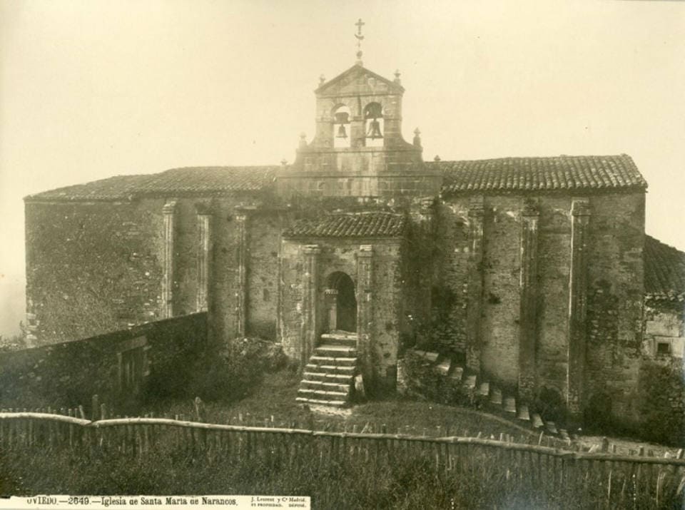 Santa María del Naranco, hacia 1880