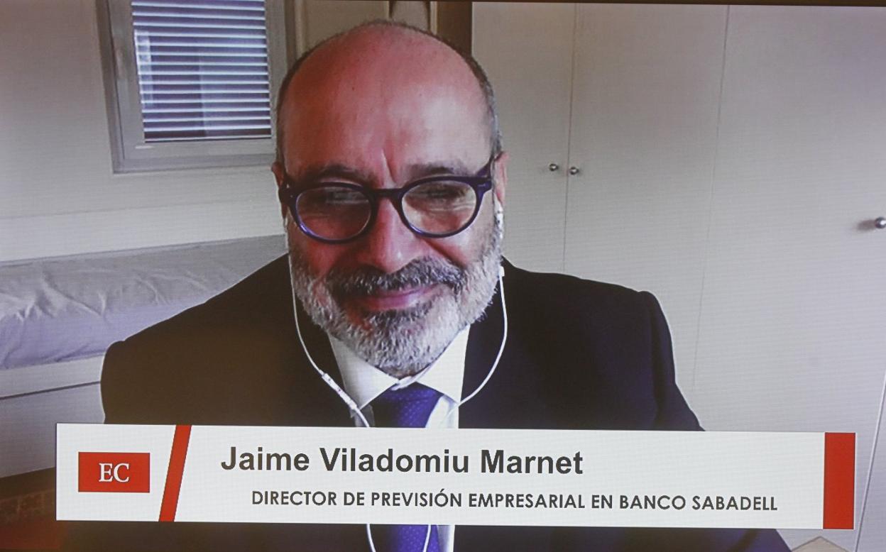 Jaime Viladomiu, durante el Forum. 