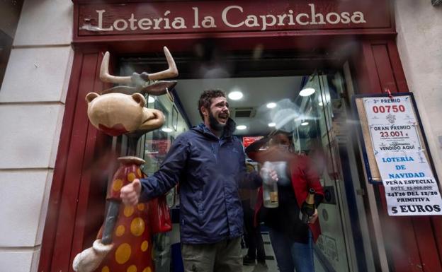 Celebración en la administración La Caprichosa de Toledo. 