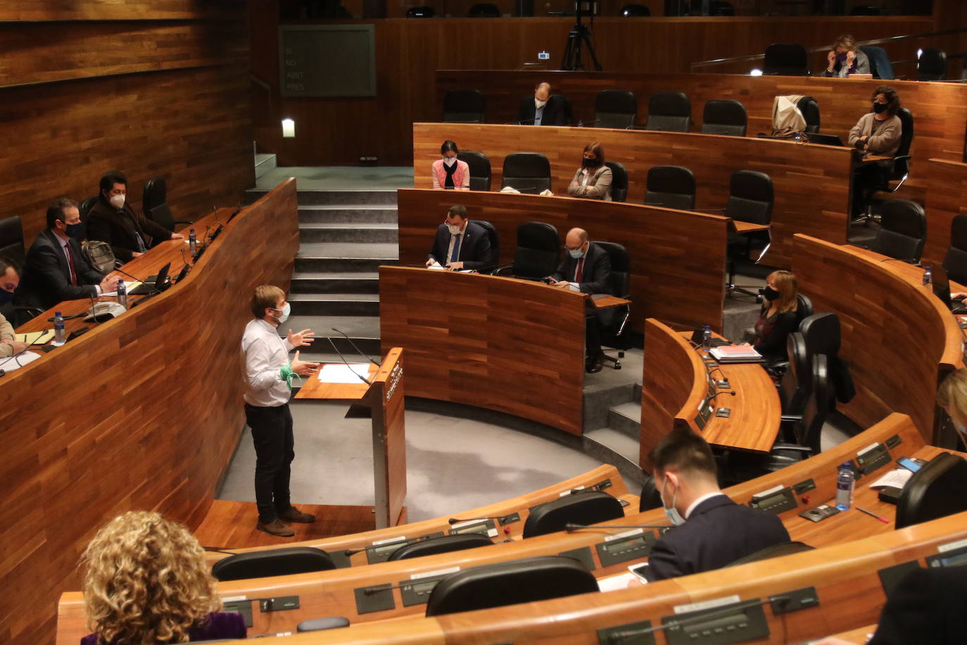Daniel Ripa, durante la intervención de este miércoles.