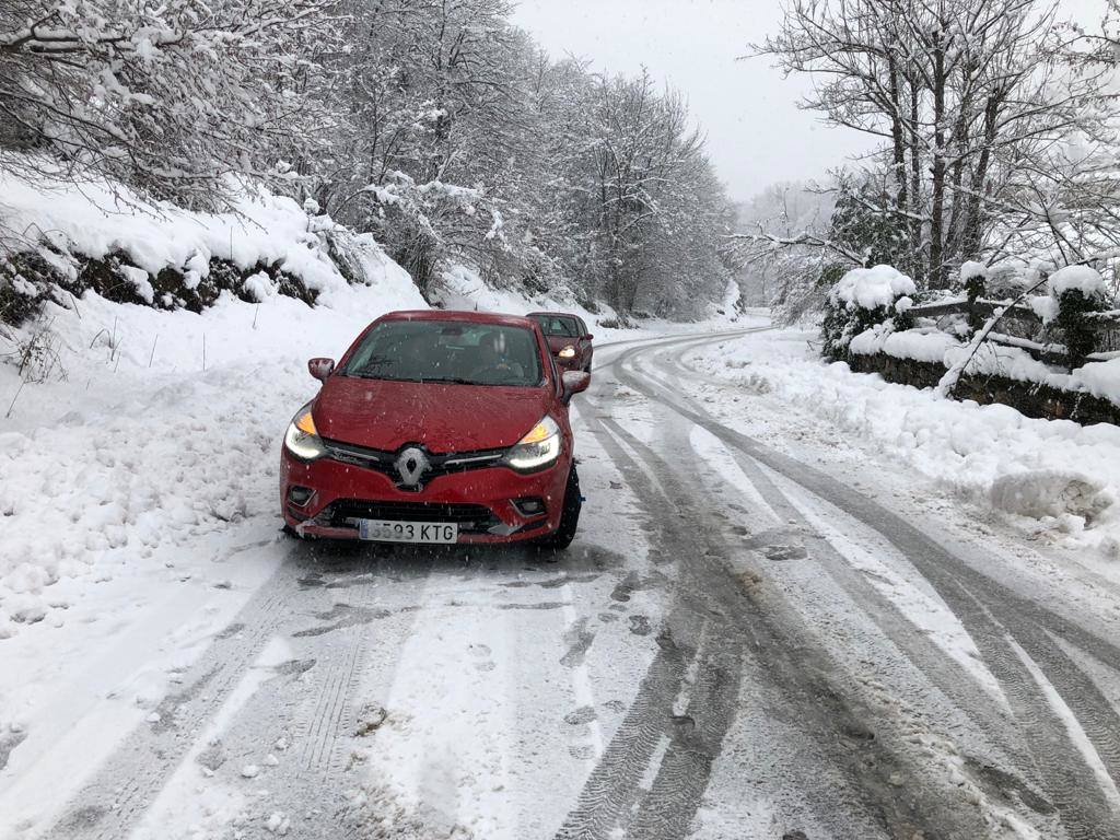 Temporal de frío y nieve en Asturias