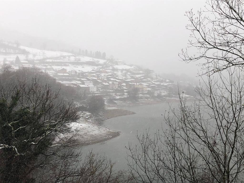 Temporal de frío y nieve en Asturias