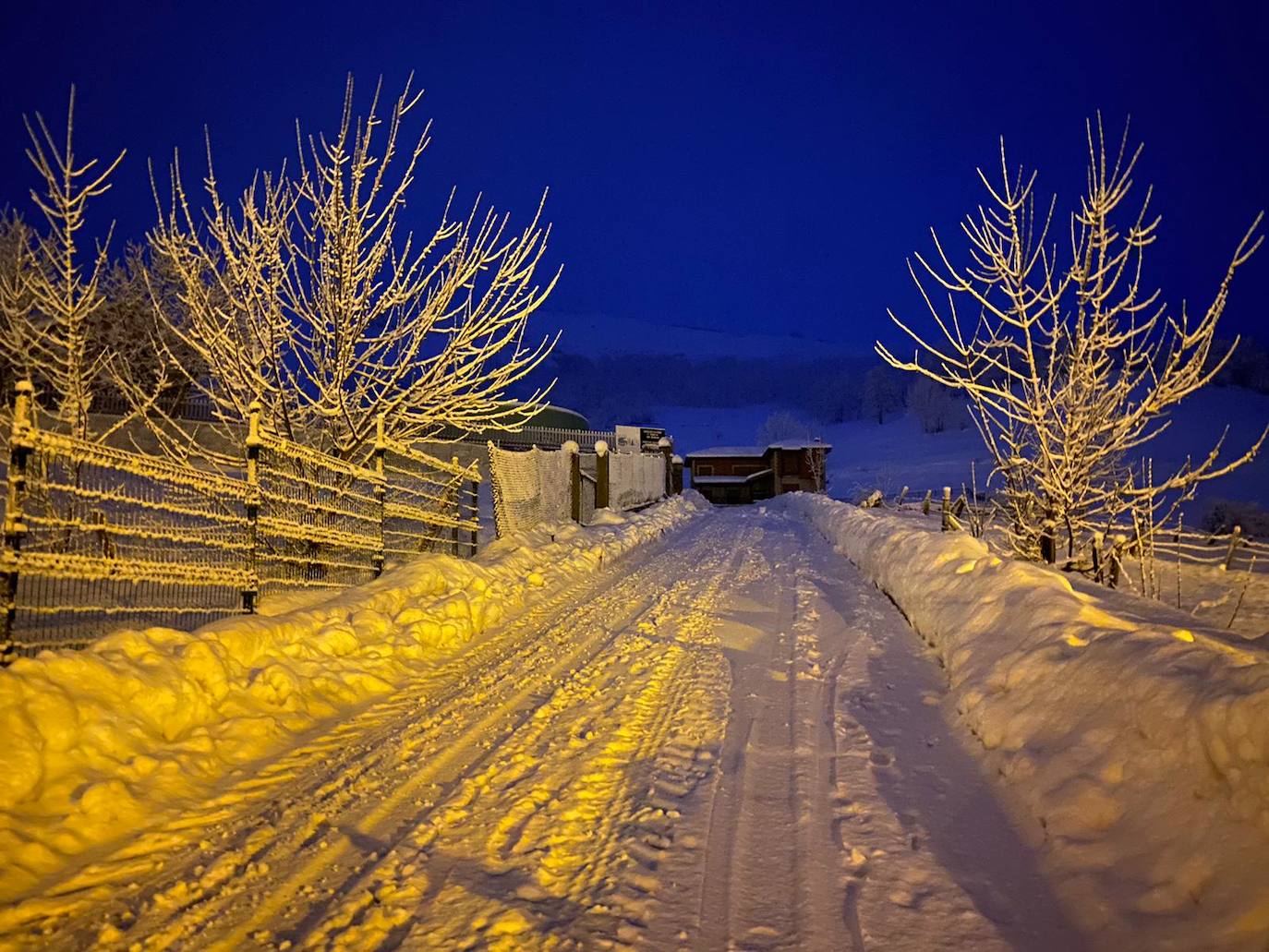 Temporal de frío y nieve en Asturias