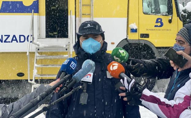 Rubén Rodríguez, jefe de la zona centro de Bomberos. 