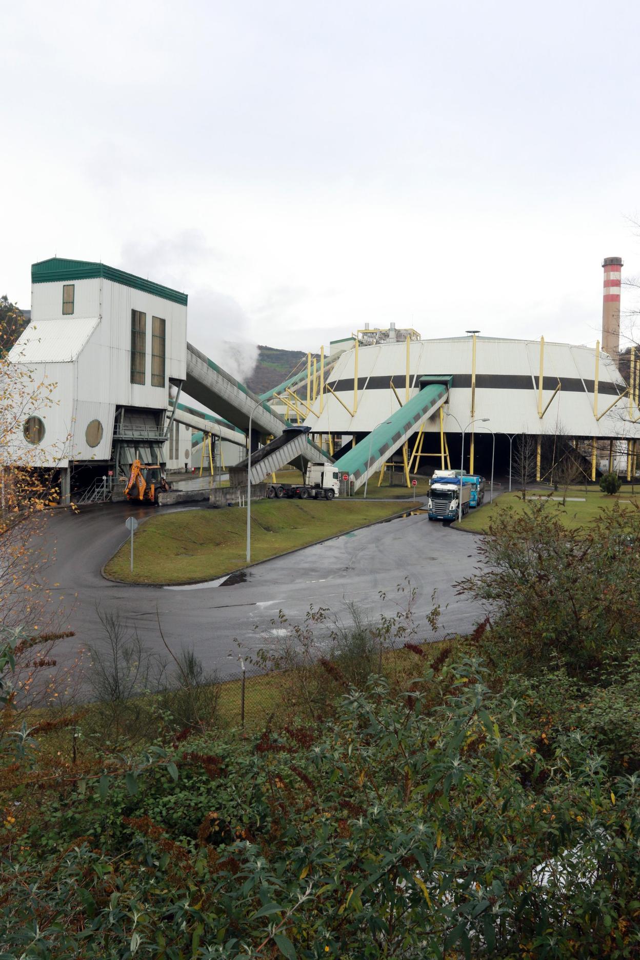 Central térmica de La Pereda, que se transformará a biomasa. 