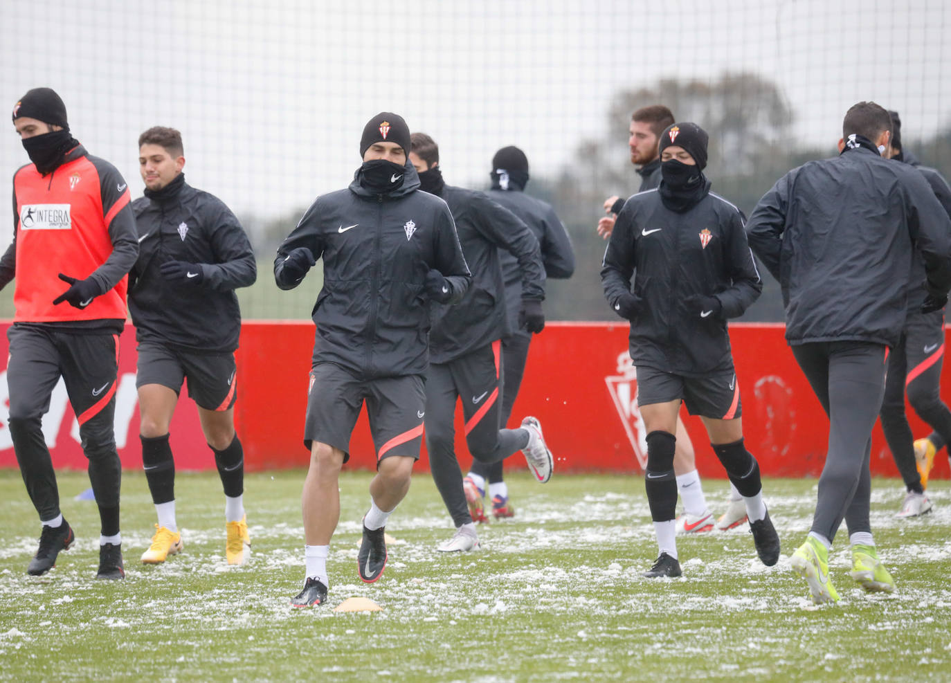 Fotos: Entrenamiento del Sporting (09-01-2021)