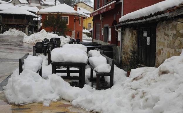 El temporal de nieve en Soto de Agues, Sobrescobio