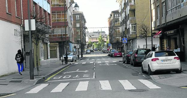 La intersección de Lugones en la que se produjo la pelea entre los dos hombres el pasado domingo. 