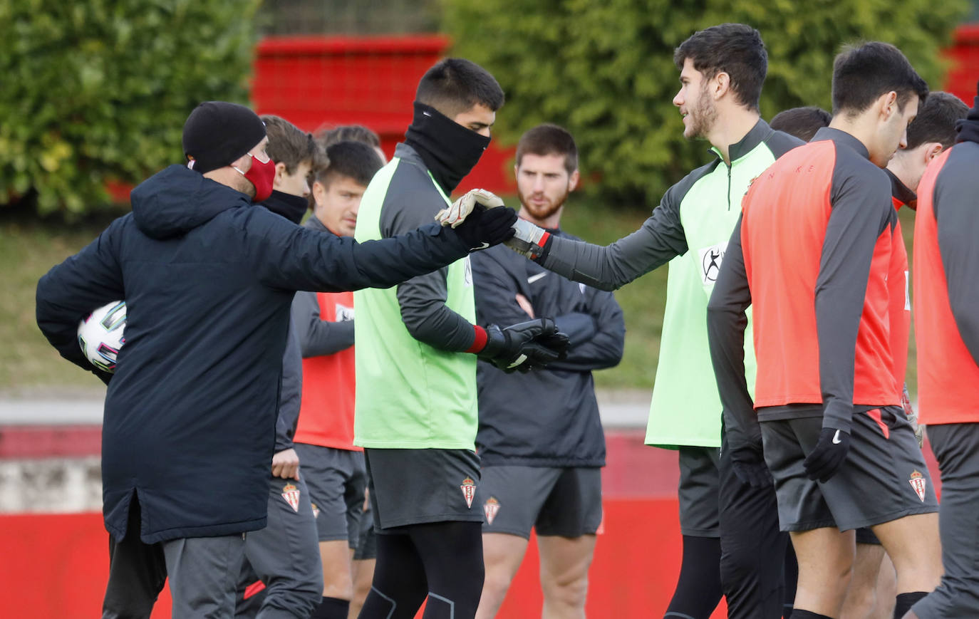 Fotos: Entrenamiento del Sporting (14/01/2021)