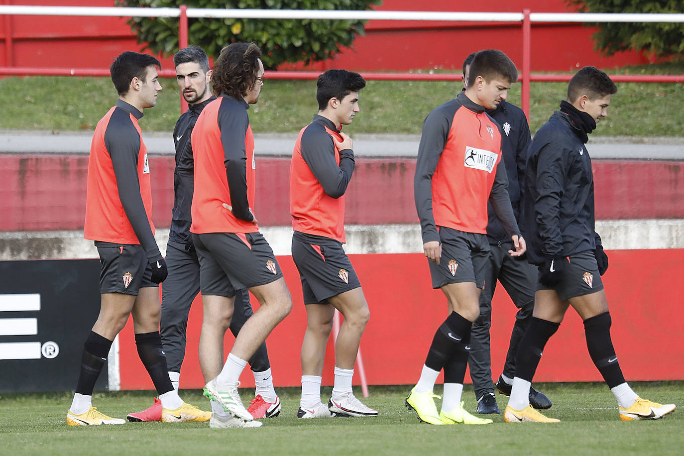 Fotos: Entrenamiento del Sporting (14/01/2021)