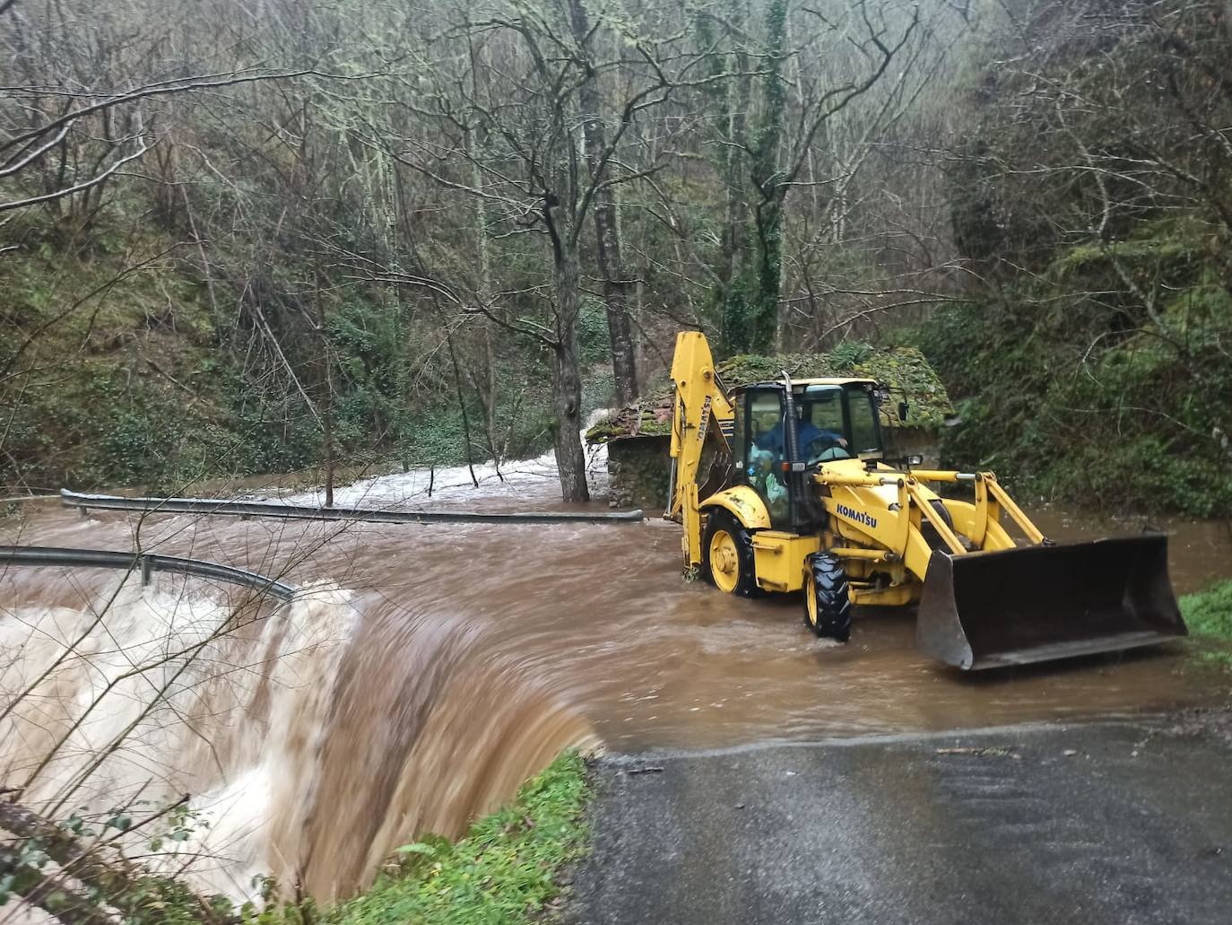 Fotos: Los estragos del deshielo y la lluvia incesante en Asturias