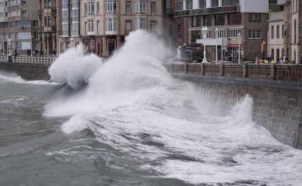 Galería. Las espectaculares imágenes que deja borrasca 'Justine' en la costa asturiana