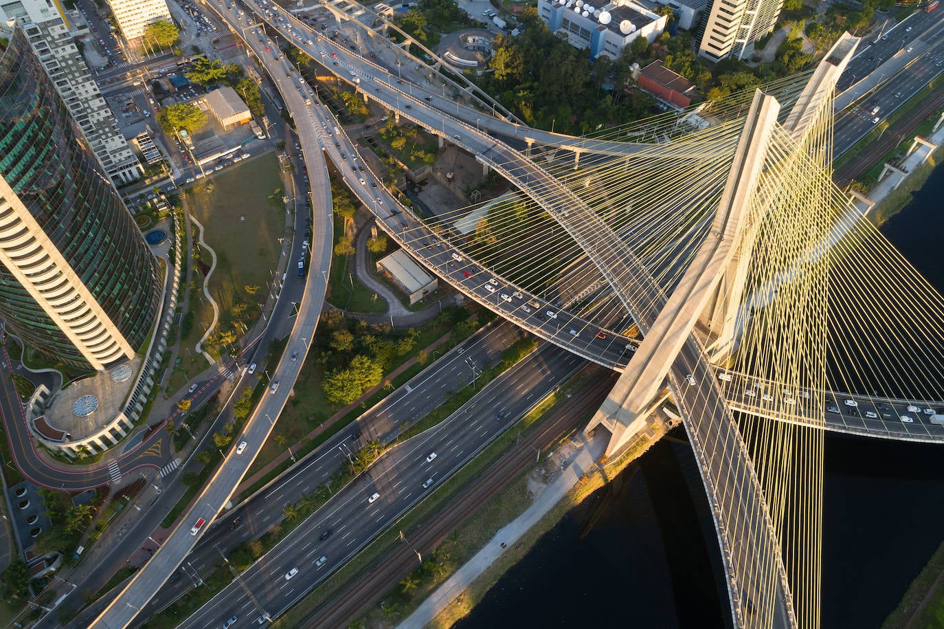 Puente Octávio Frias de Oliveira (Sao Paulo, Brasil)