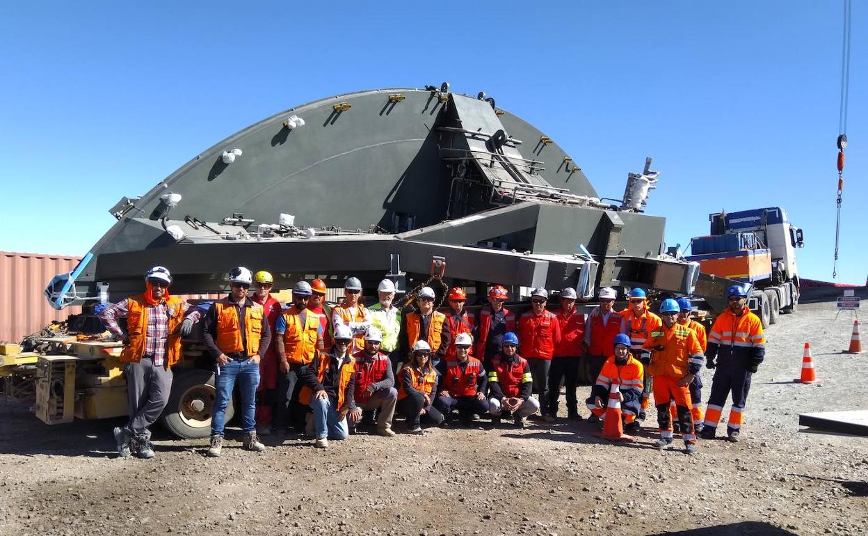 El ojo asturiano del Universo toma forma