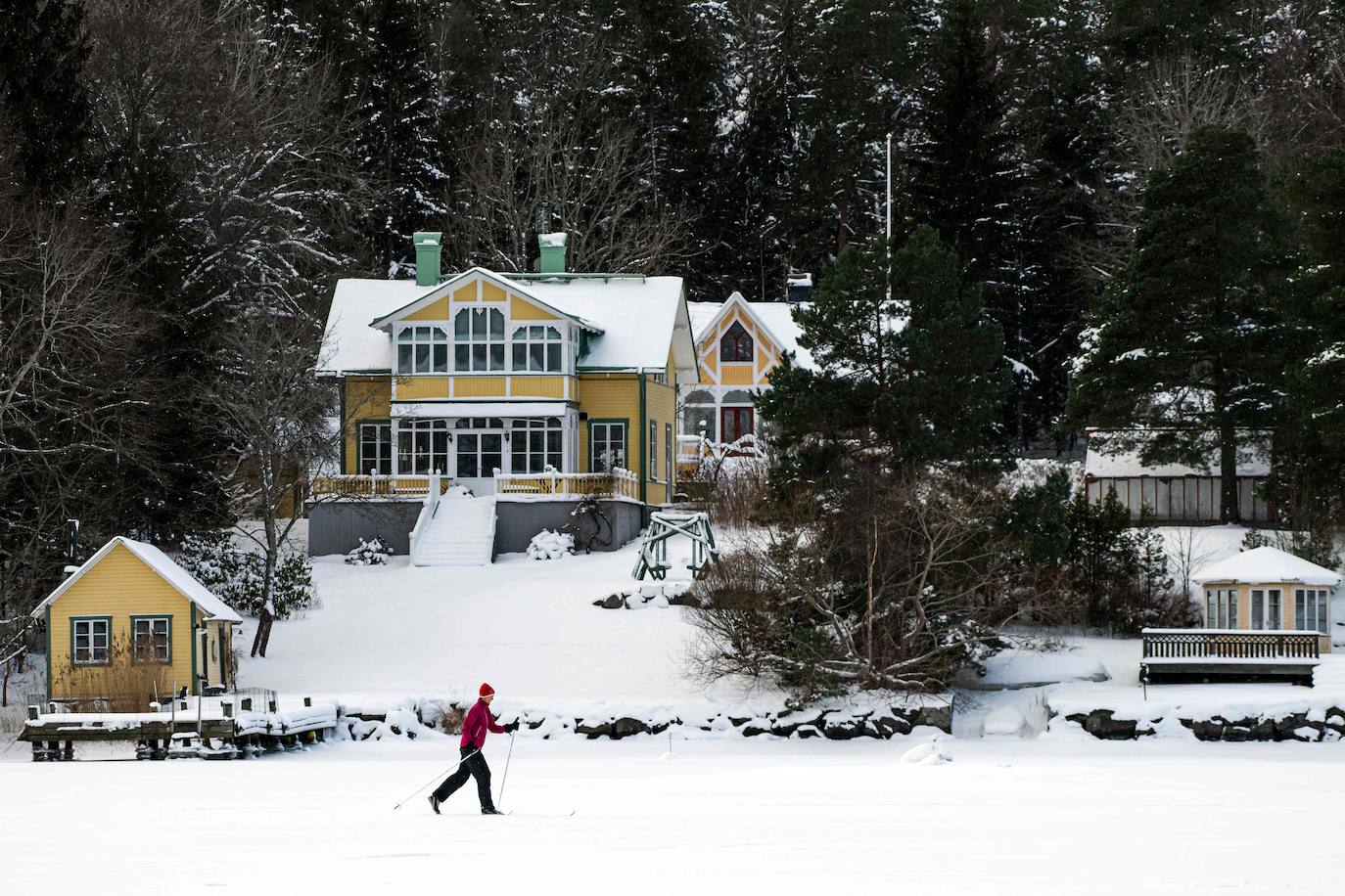 La nieve se ha dejado notar en los últimos días en distintos países como Alemania, Holanda o Estados Unidos. Las condiciones climatológicas, además de dejar unas imágenes llamativas, también han provocado alteraciones en la vida de sus ciudadanos.