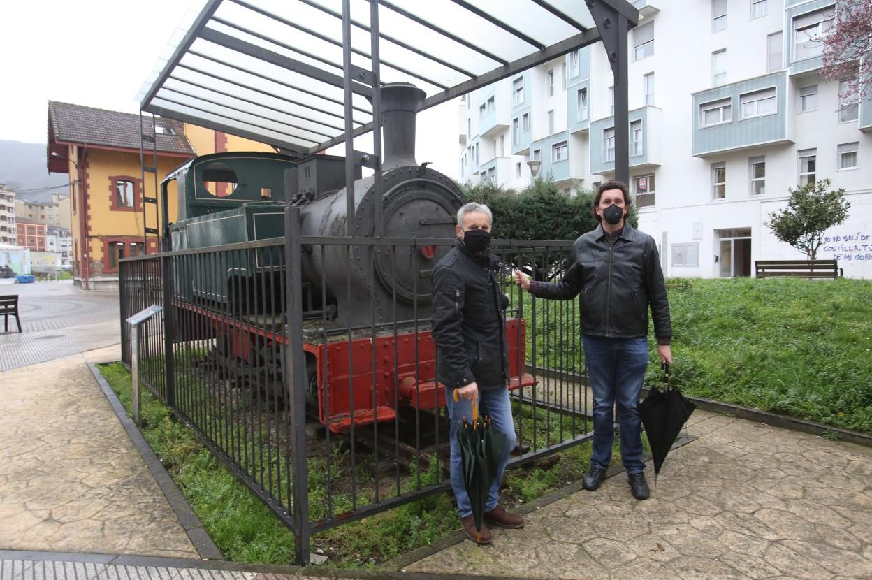 José Luis Soto y Guillermo Bas, en Mieres. 