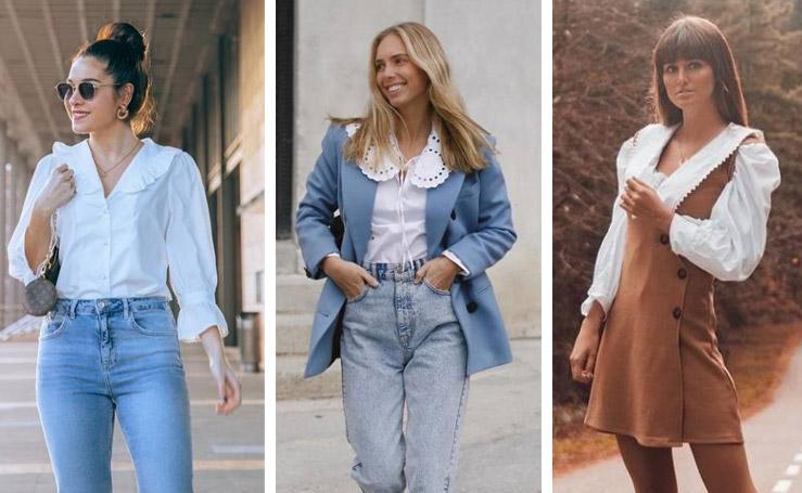 14 Looks con cuello bobo para unirte a la tendencia más romántica