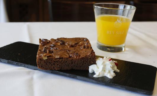 Brownie del Hotel Rey Silo.