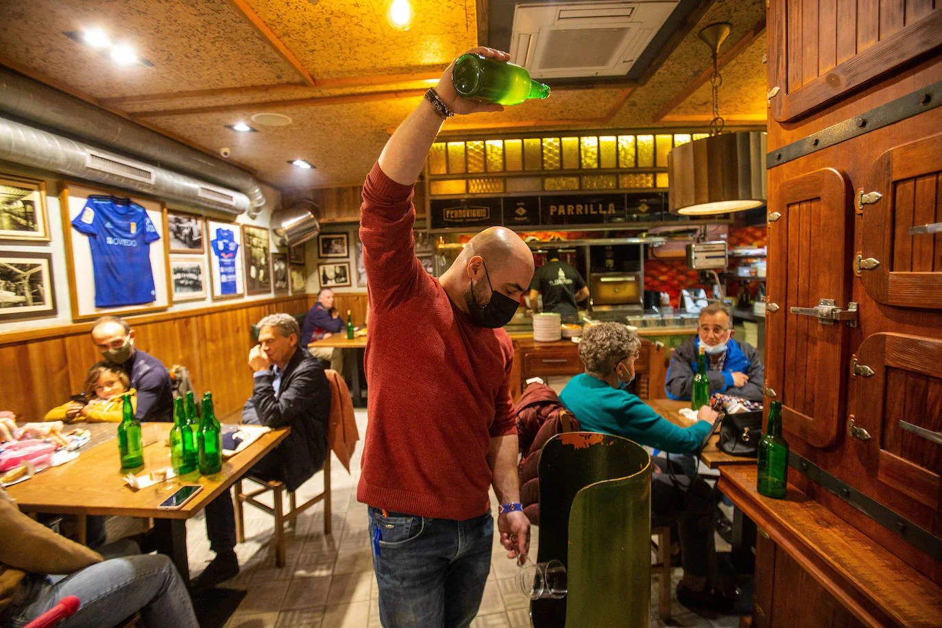 Las consumiciones, tanto en el interior como en terraza, las auténticas protagonistas de este fin de semana