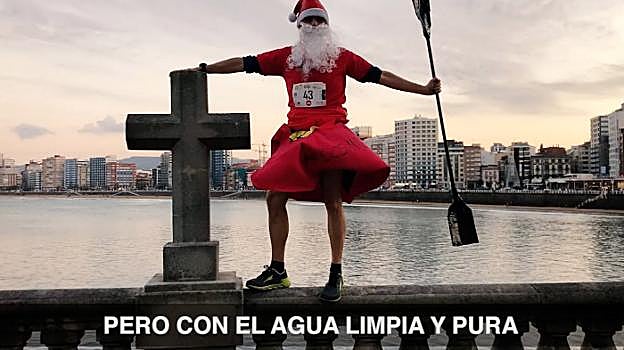 Secuencias del vídeo reivindicativo de los jóvenes palistas del Grupo. 