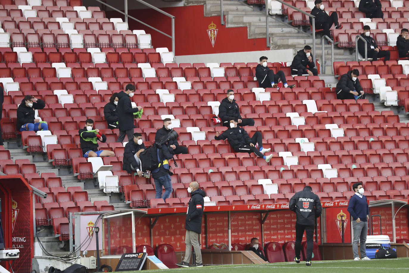 El Sporting suma un punto ante el gran candidato al ascenso esta temporada y sigue invicto en su estadio