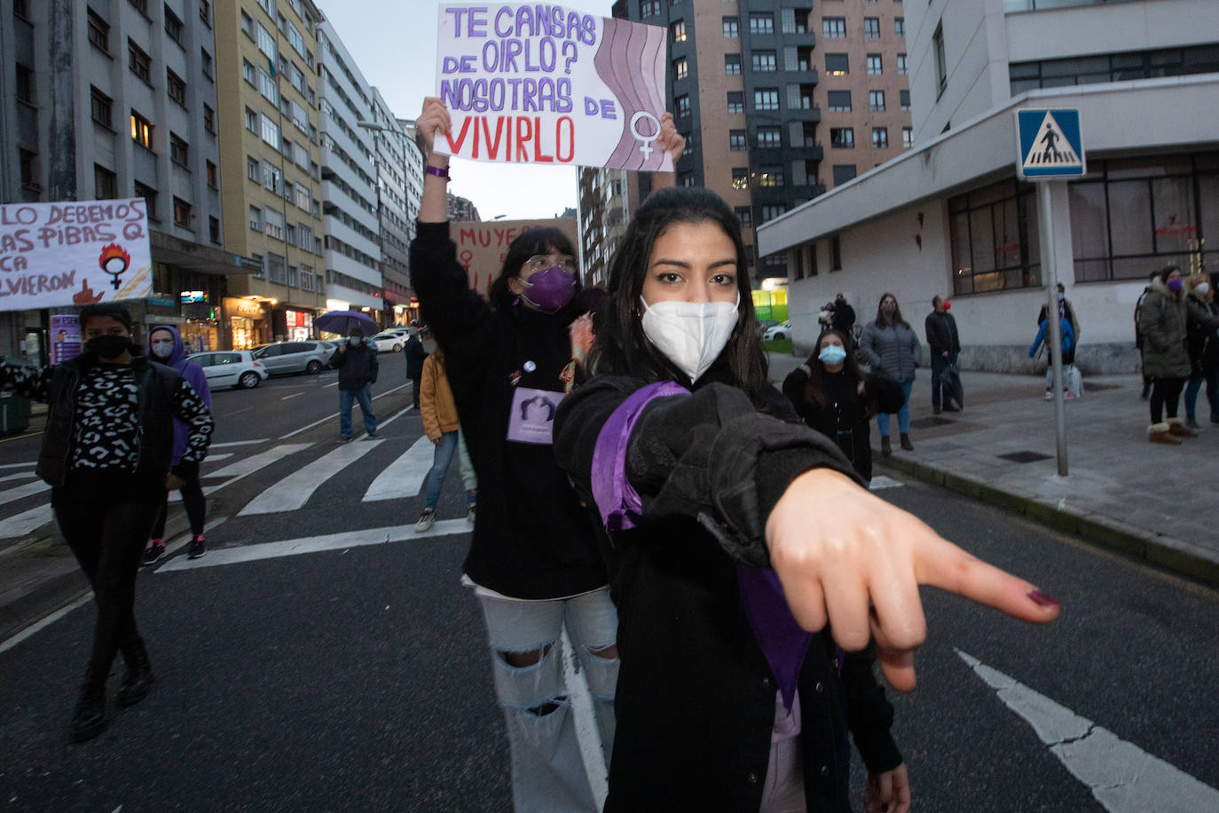 Avilés reclamó políticas de igualdad en esta jornada del 8 de marzo