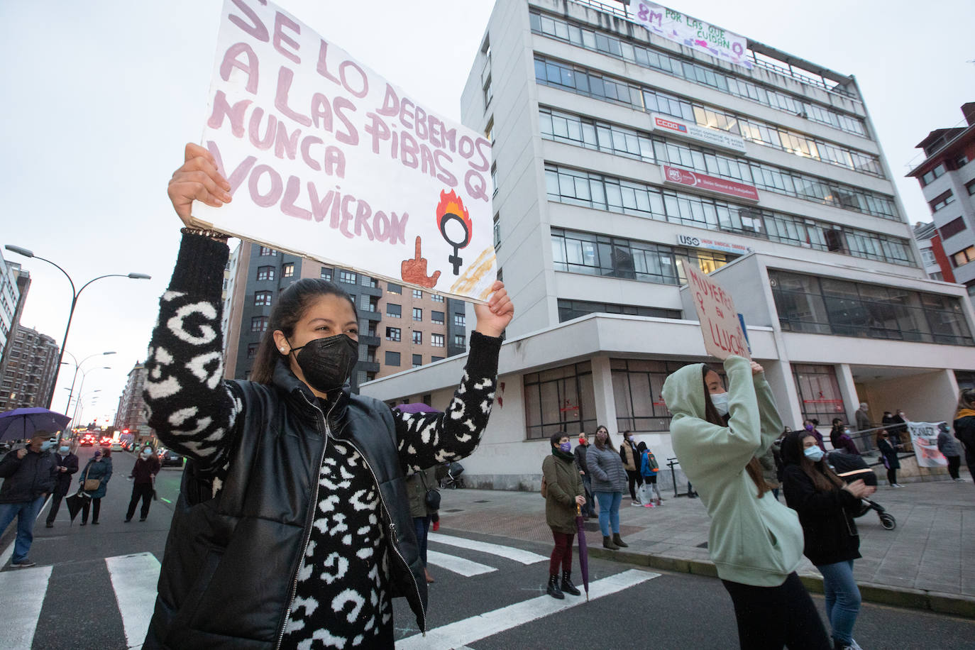 Avilés reclamó políticas de igualdad en esta jornada del 8 de marzo